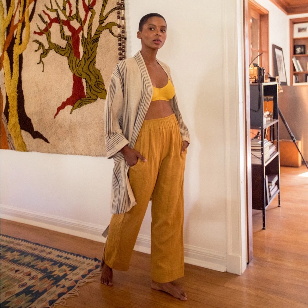 Oddbird Company Kardes Lounge Pants in Marigold